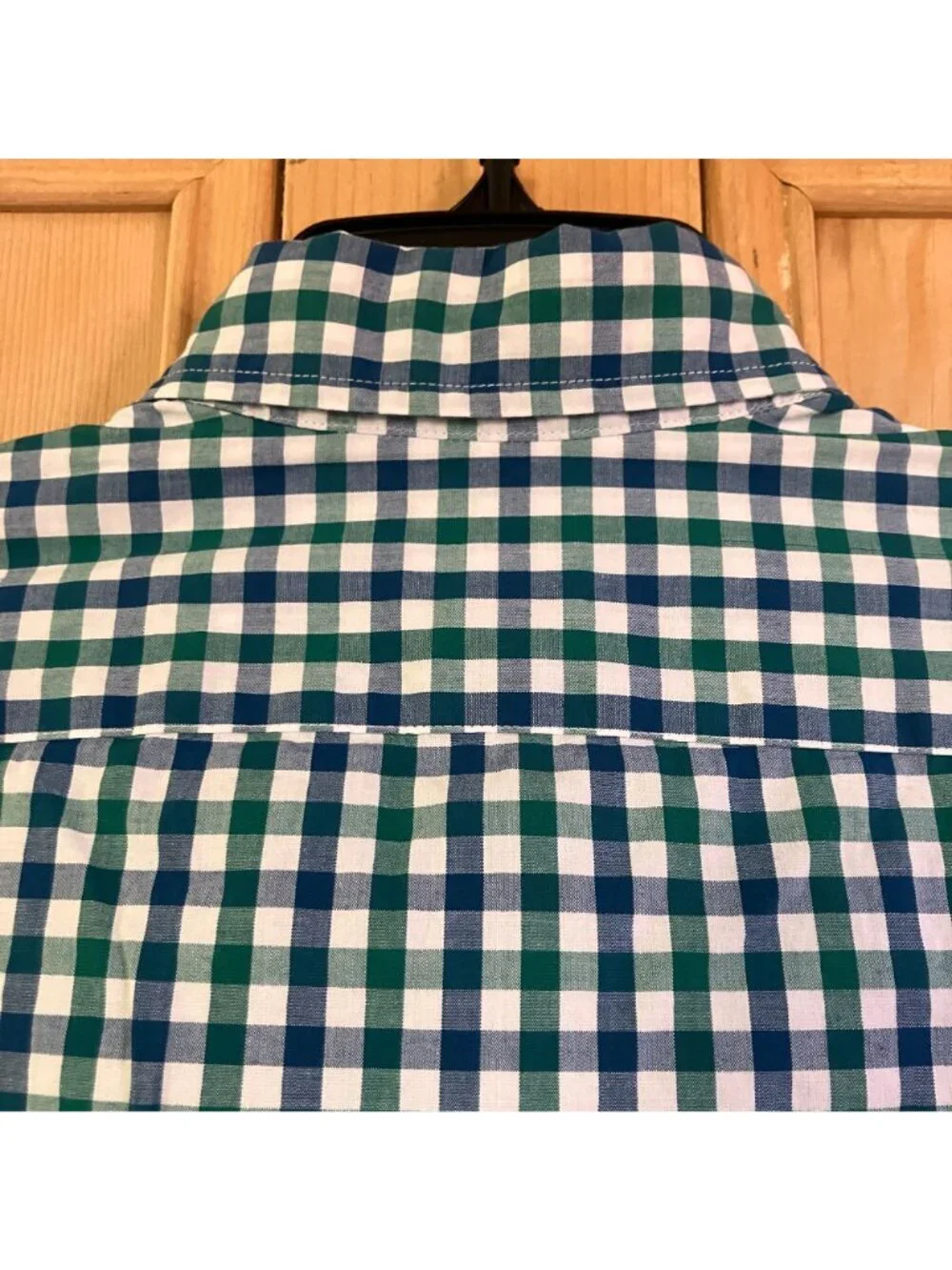 J.Crew Mens Flex Wash Gingham Check Plaid Button Down Shirt Small Green SP NWT
